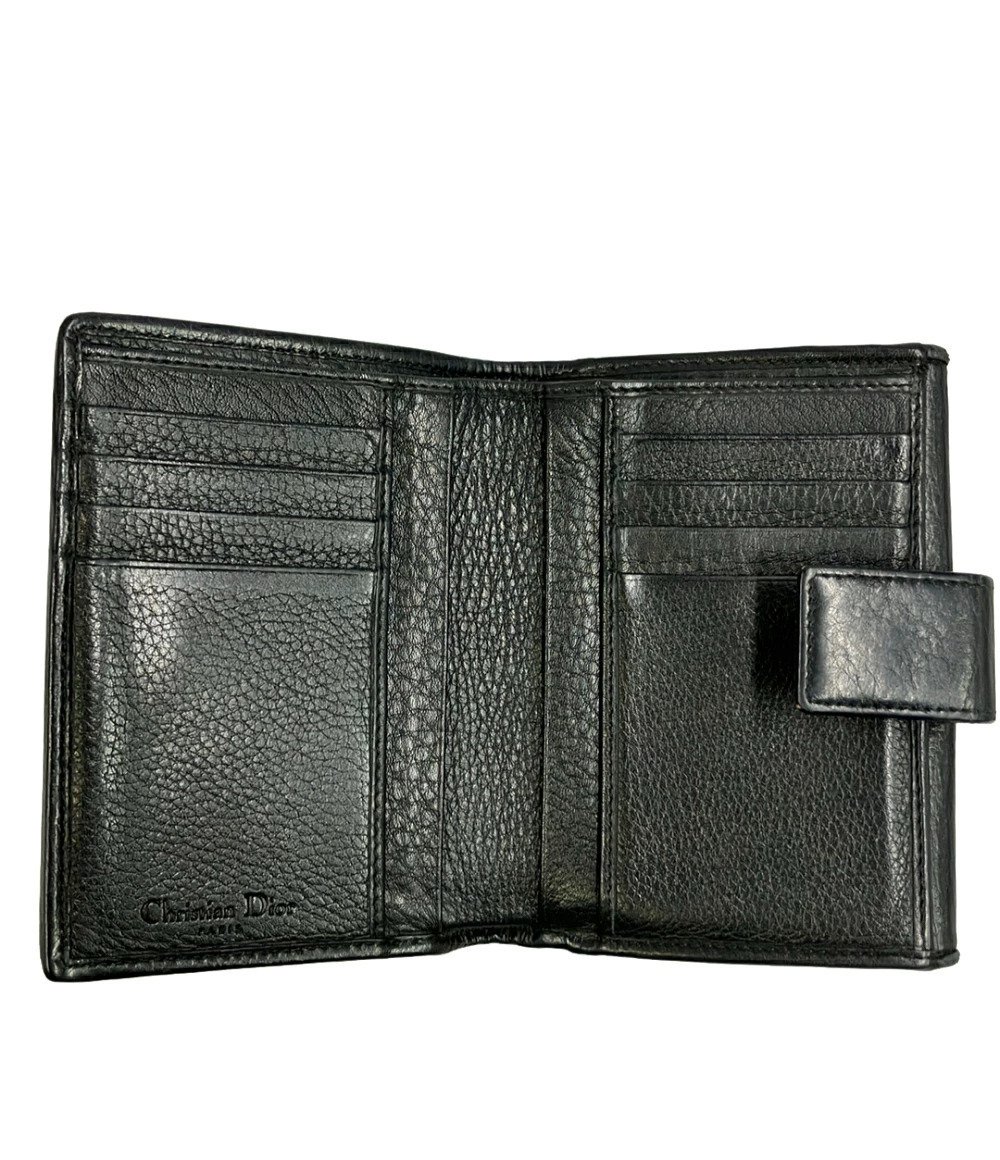 Dior fold Bi Wallet Black